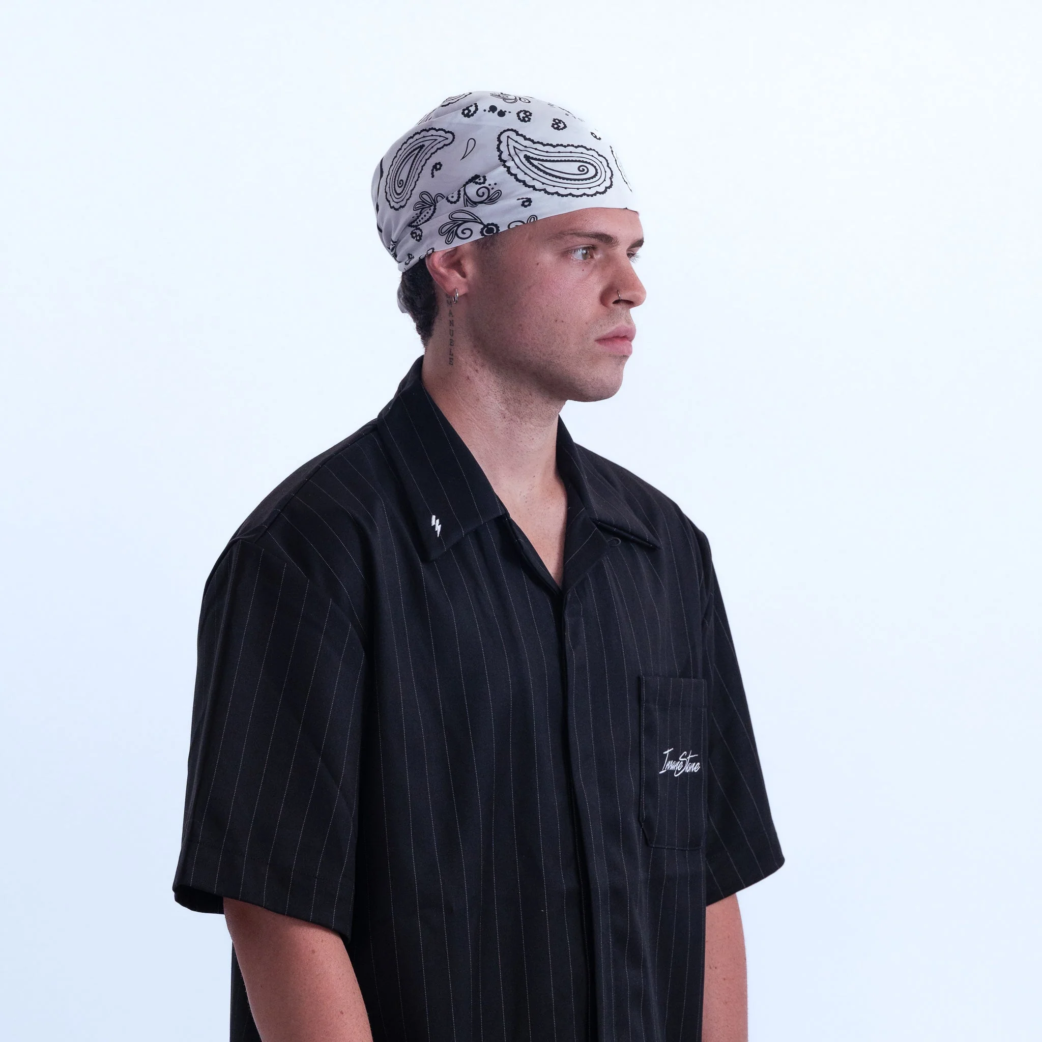 Bandana Heritage - White & Black - Image 3