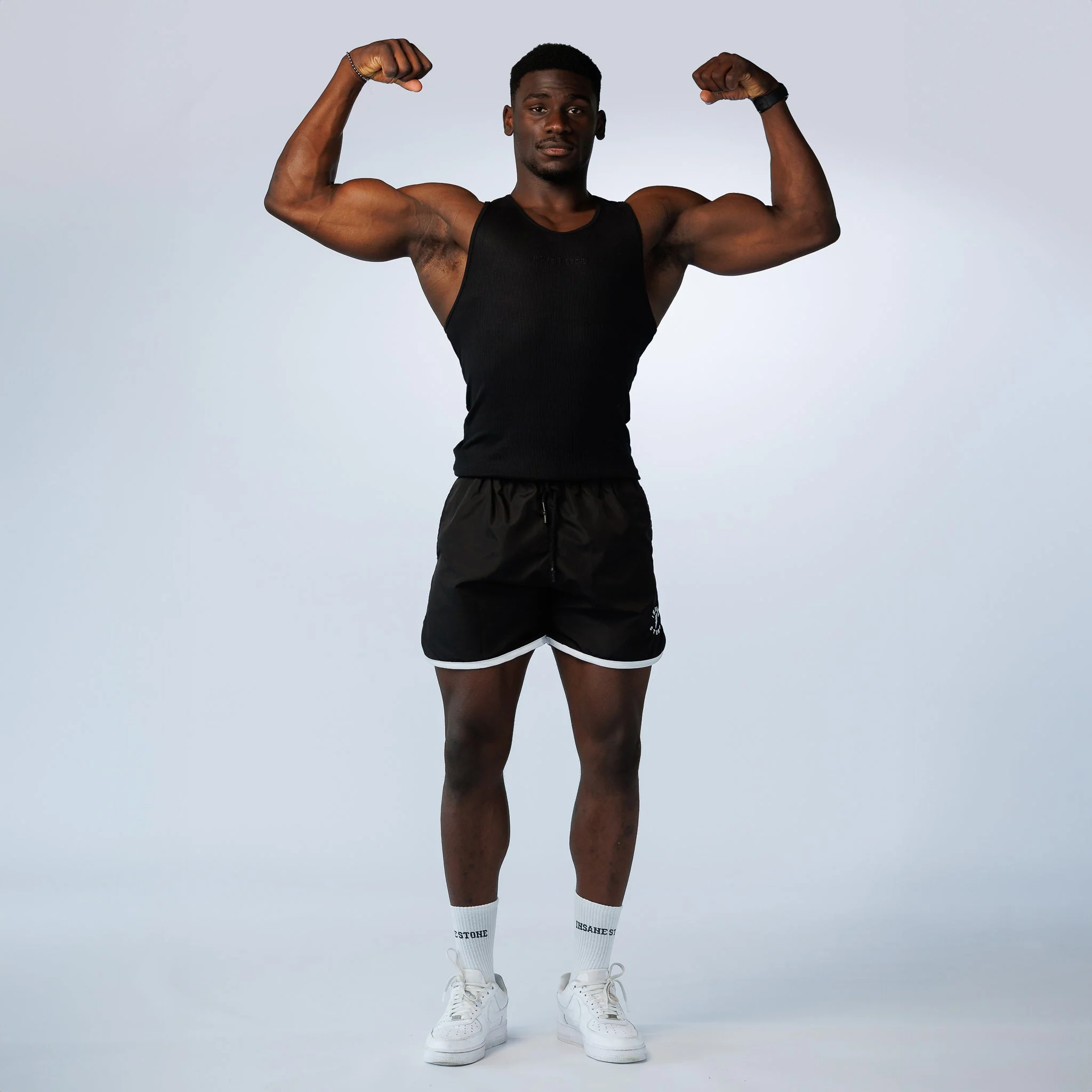 Gym Tank Rib Black - Image 5