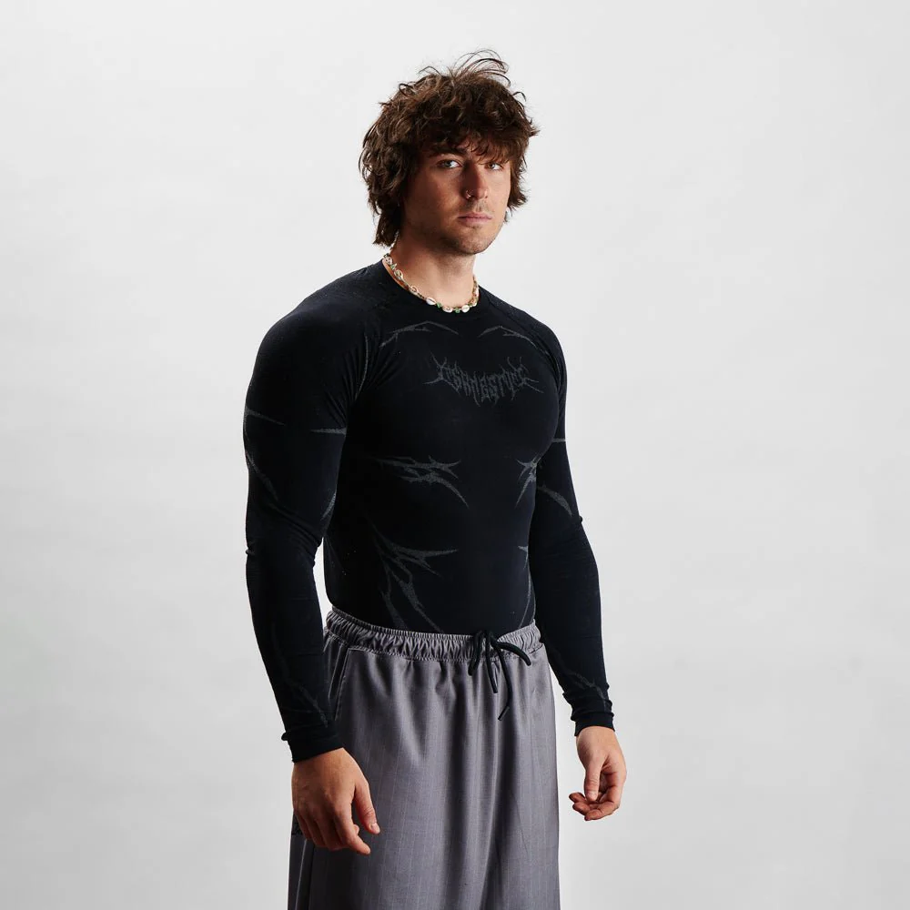 Compression Knight Carbon LS - Black - Image 3
