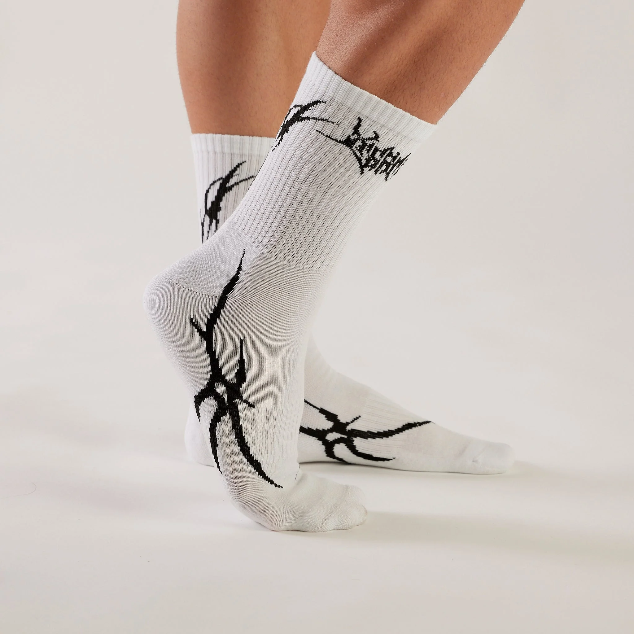 Dark Flame Socks Black - Image 3