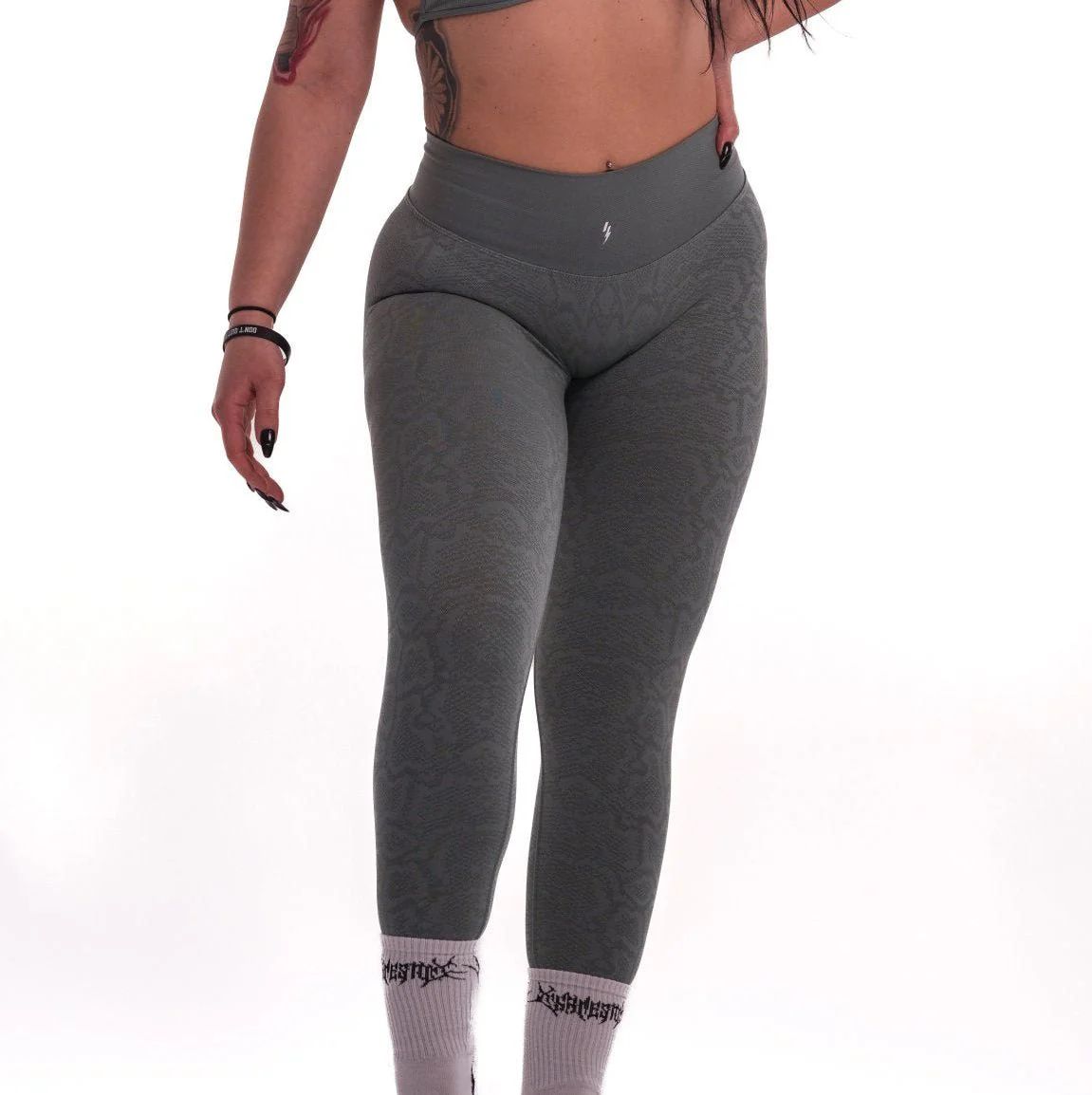 Leggings Snake Phyton - Green - Image 4