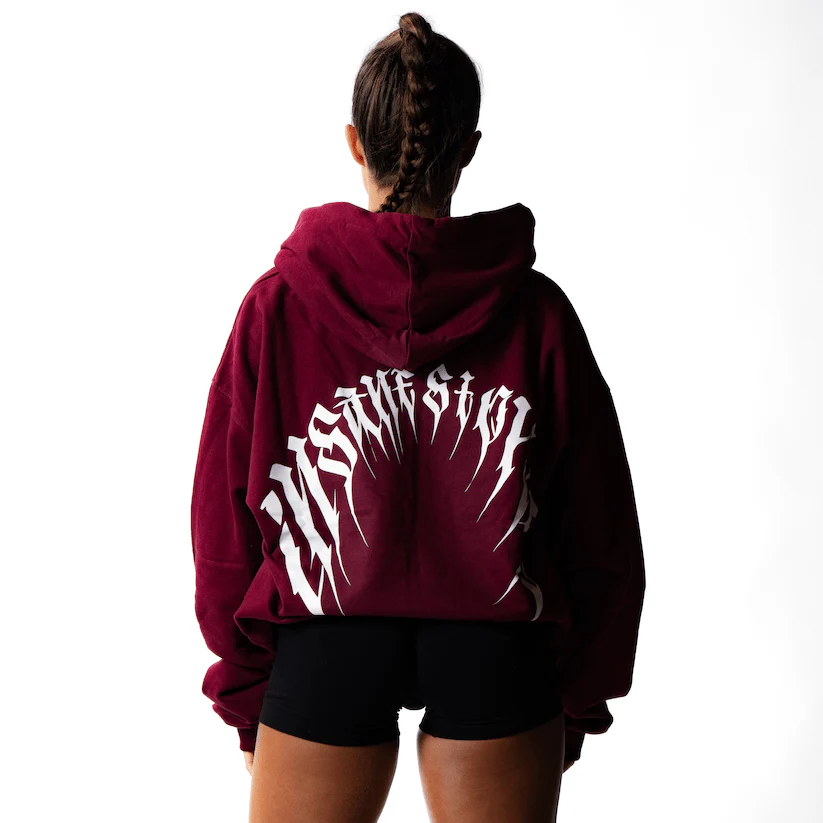 Oversize Hoodie Darksome Ed. Bordeaux - Image 6