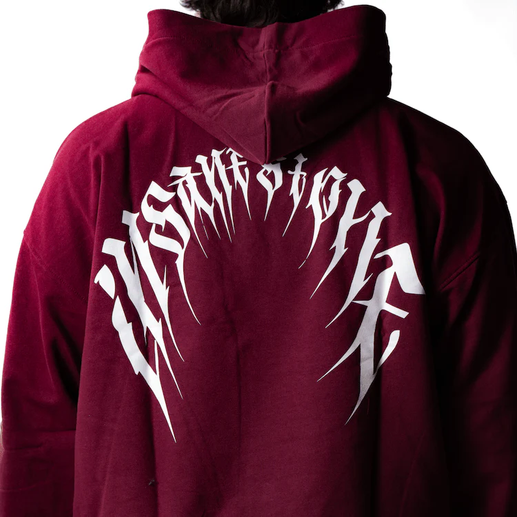 Oversize Hoodie Darksome Ed. Bordeaux - Image 7