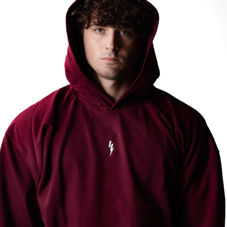 Oversize Hoodie Darksome Ed. Bordeaux - Image 8