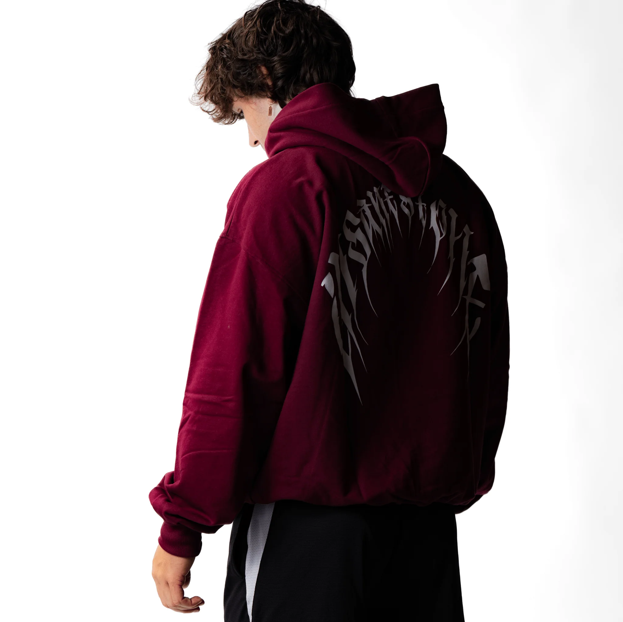 Oversize Hoodie Darksome Ed. Bordeaux - Image 9