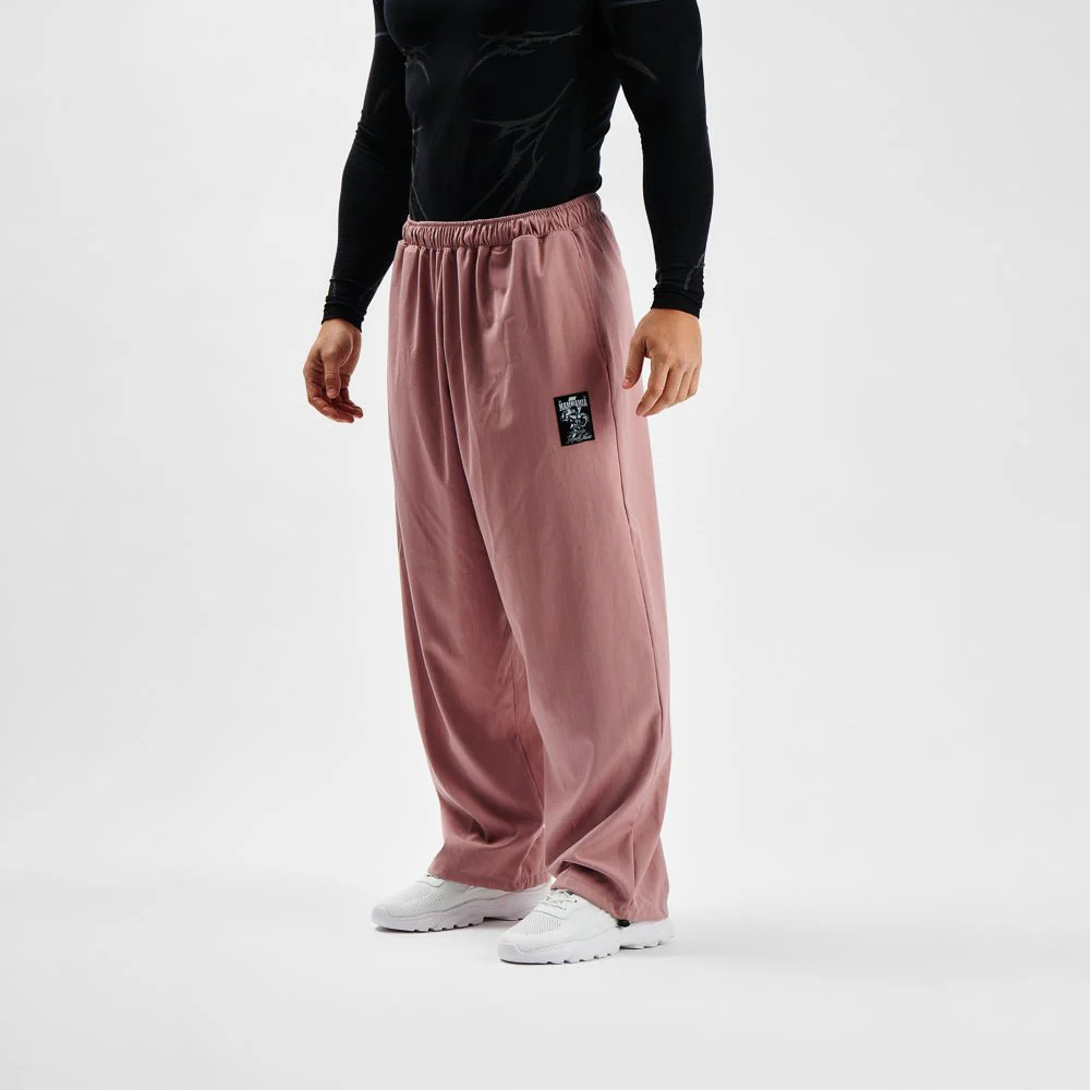 Pants MAMMAMIA - Pinstripe Old Pink - Image 4