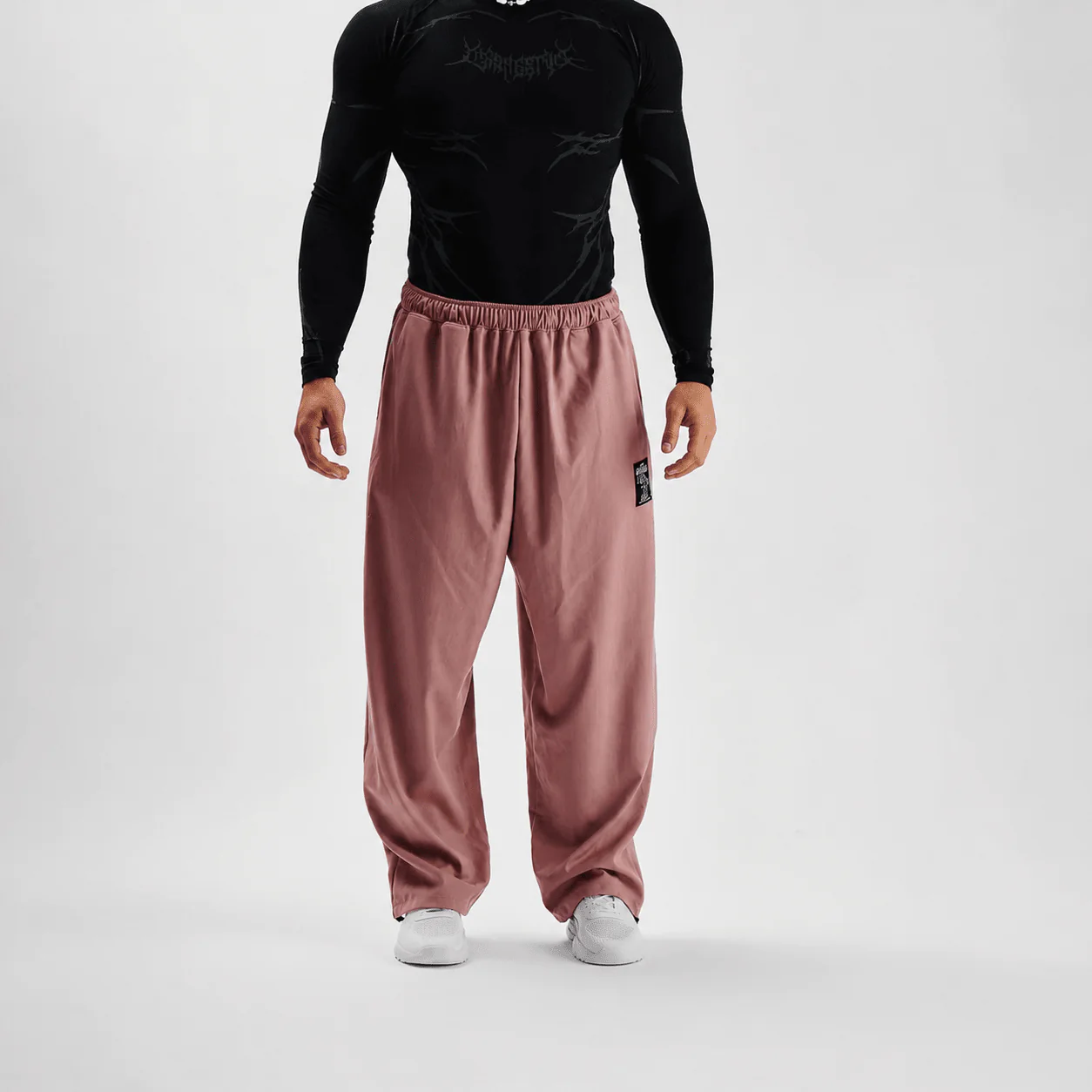 Pants MAMMAMIA - Pinstripe Old Pink - Image 6
