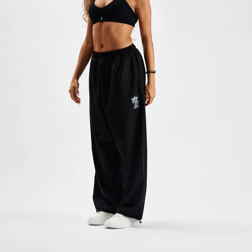 Pants MAMMAMIA - Pinstripe Black - Image 10