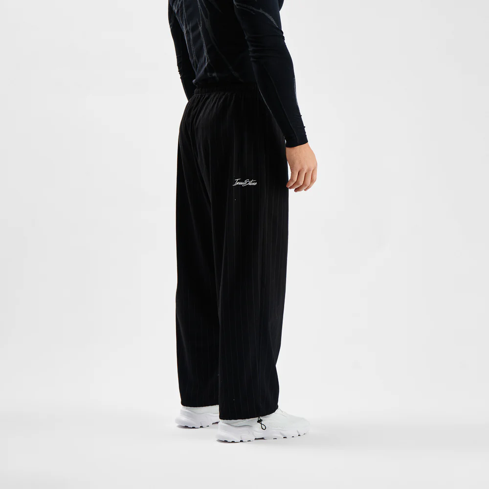 Pants MAMMAMIA - Pinstripe Black - Image 3