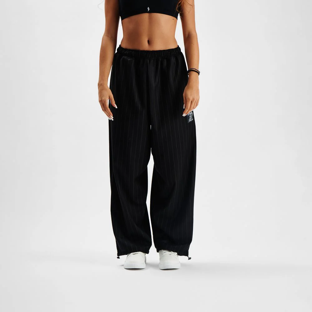 Pants MAMMAMIA - Pinstripe Black - Image 4
