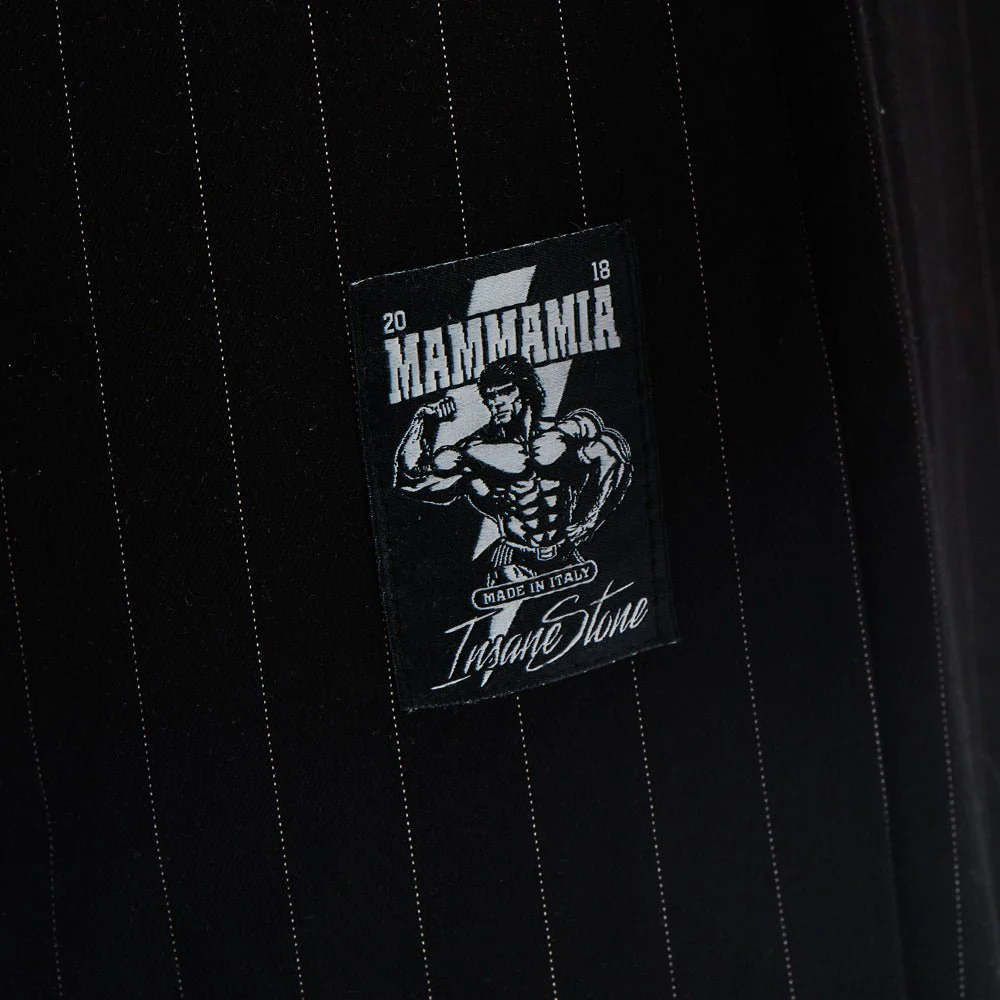 Pants MAMMAMIA - Pinstripe Black - Image 6