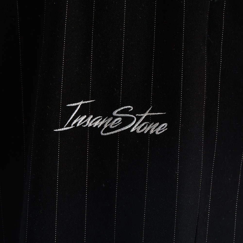 Pants MAMMAMIA - Pinstripe Black - Image 7