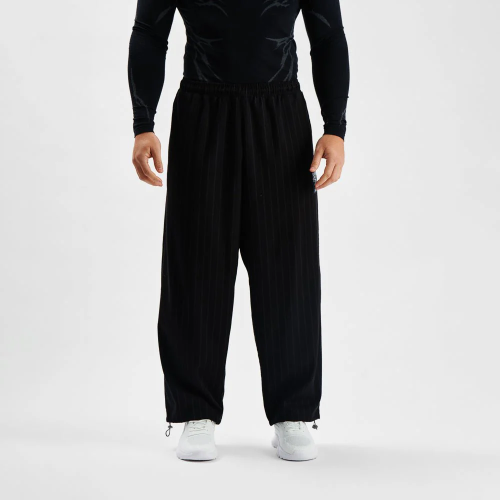Pants MAMMAMIA - Pinstripe Black - Image 8