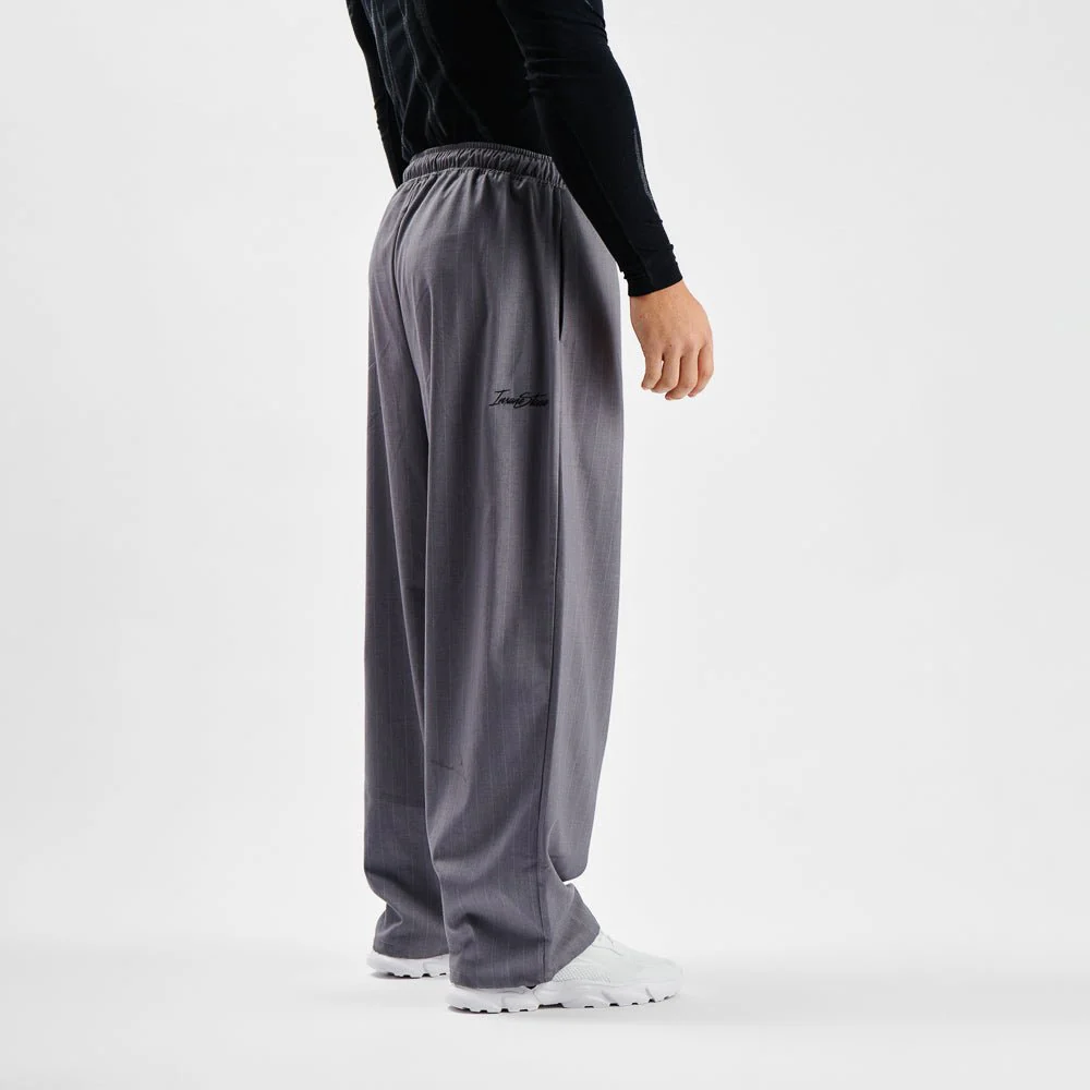 Pants MAMMAMIA - Pinstripe Gray - Image 8
