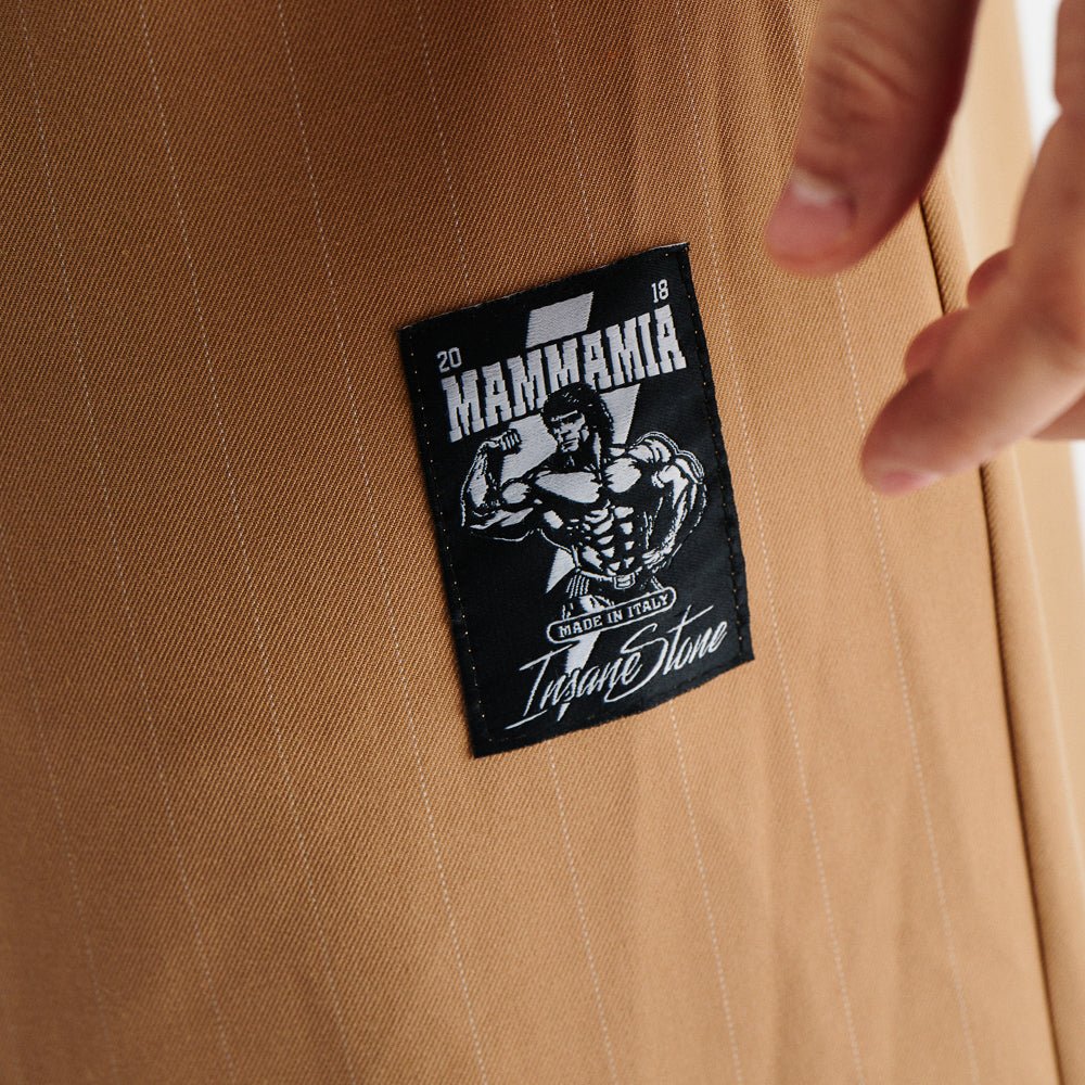 Pants MAMMAMIA - Pinstripe Beige - Image 5