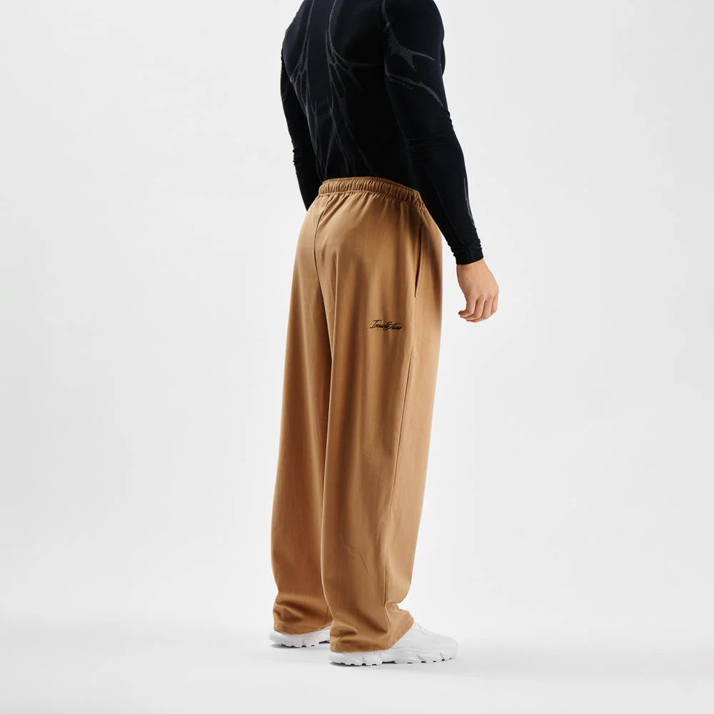Pants MAMMAMIA - Pinstripe Beige - Image 6