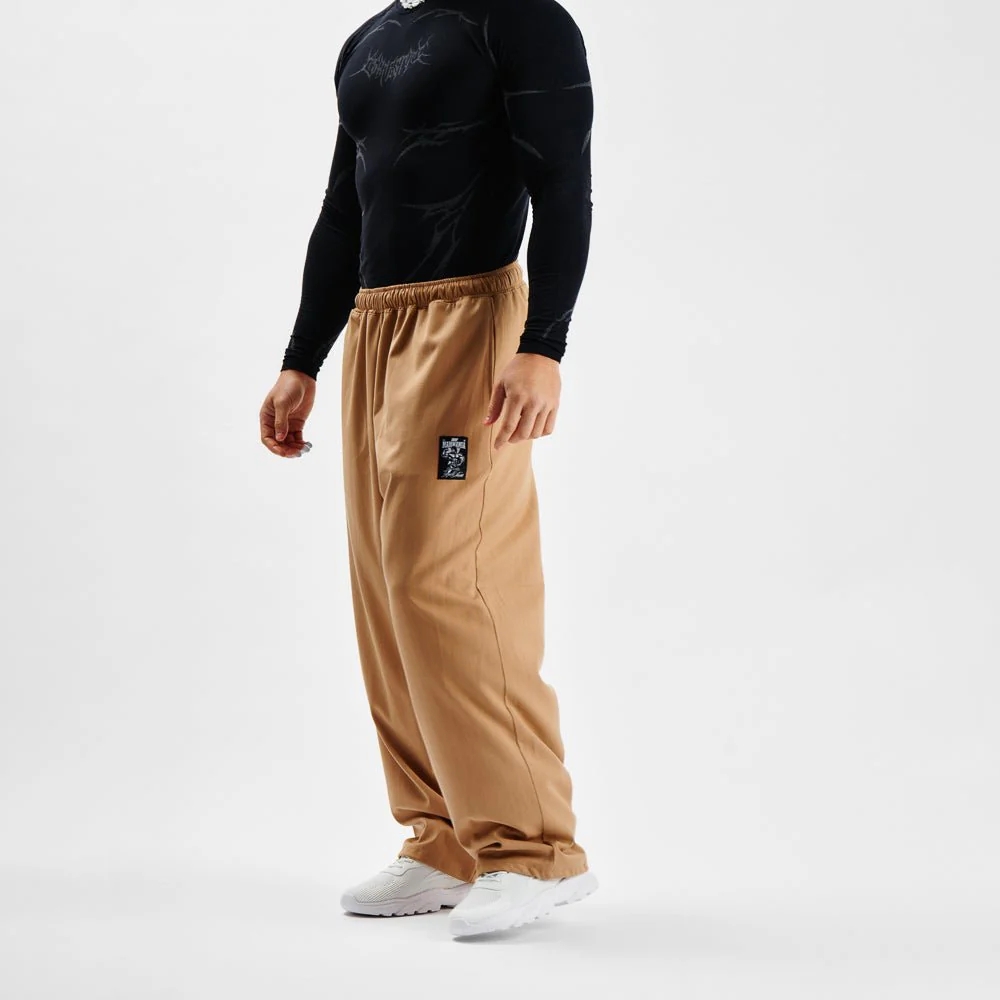 Pants MAMMAMIA - Pinstripe Beige - Image 7