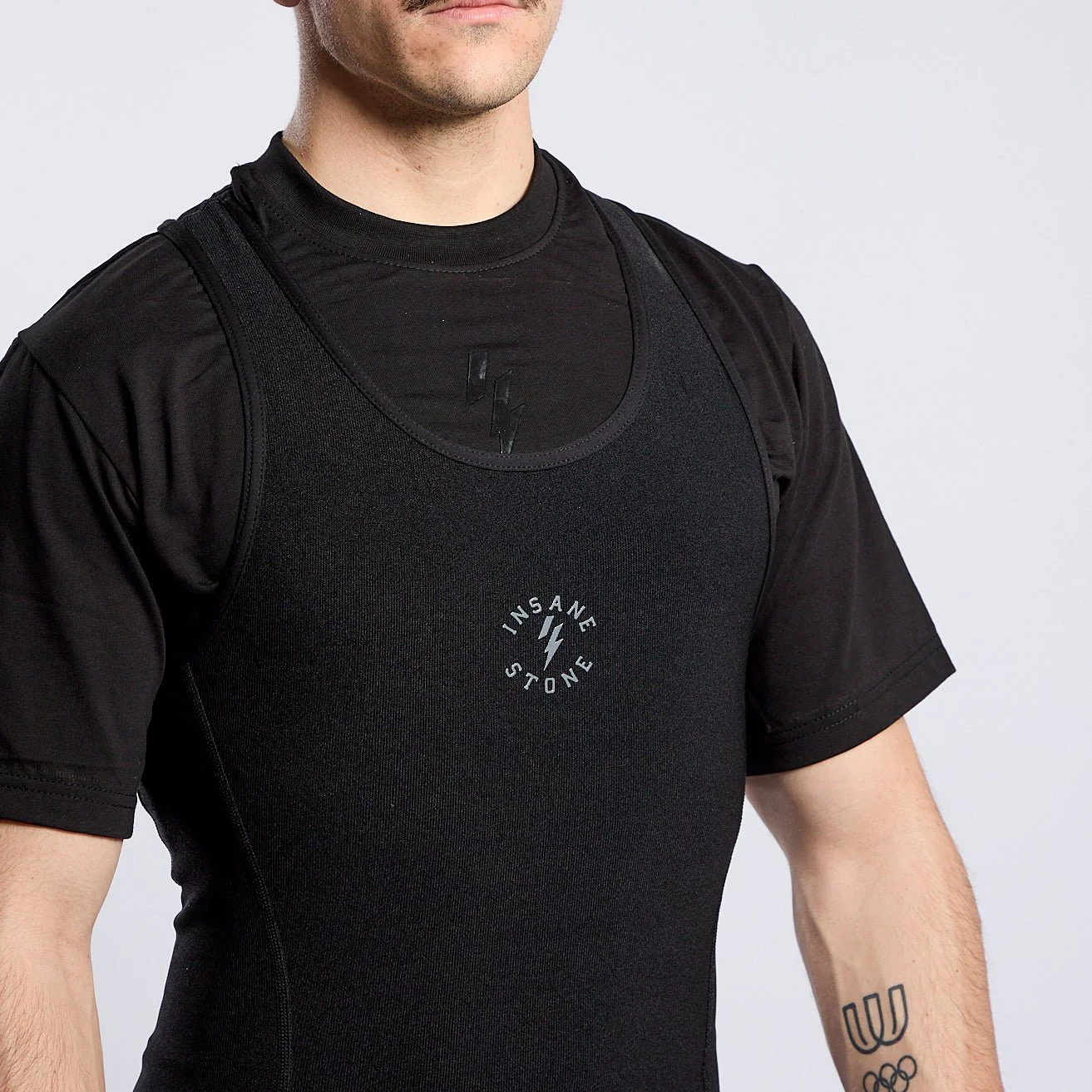 Insane Singlet Man - Black - Image 4
