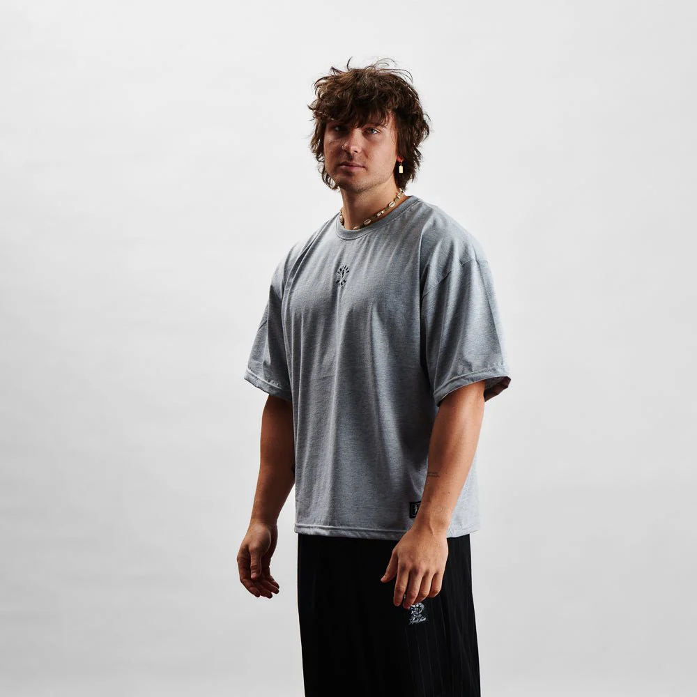 T-Shirt Oversize - PUMP COVER Gray - Image 3