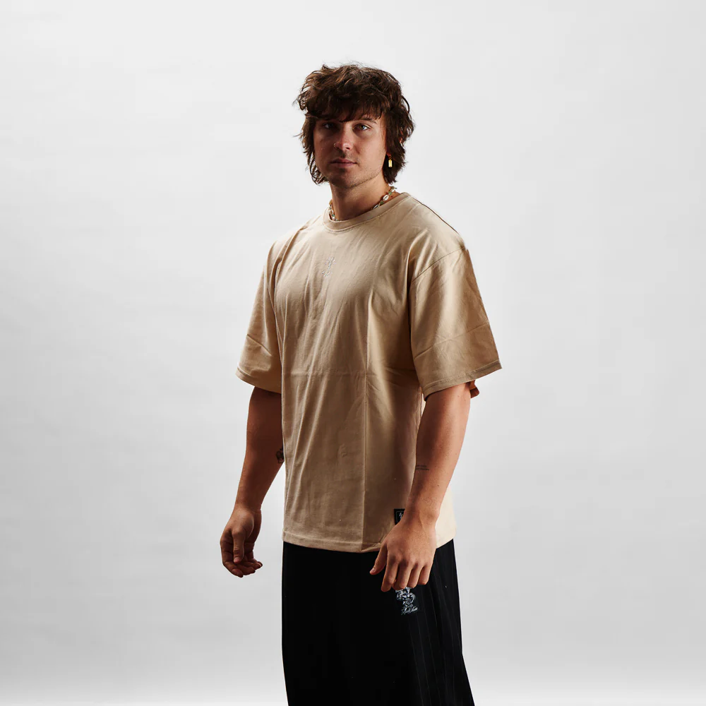 T-Shirt Oversize - PUMP COVER Avorio - Image 3
