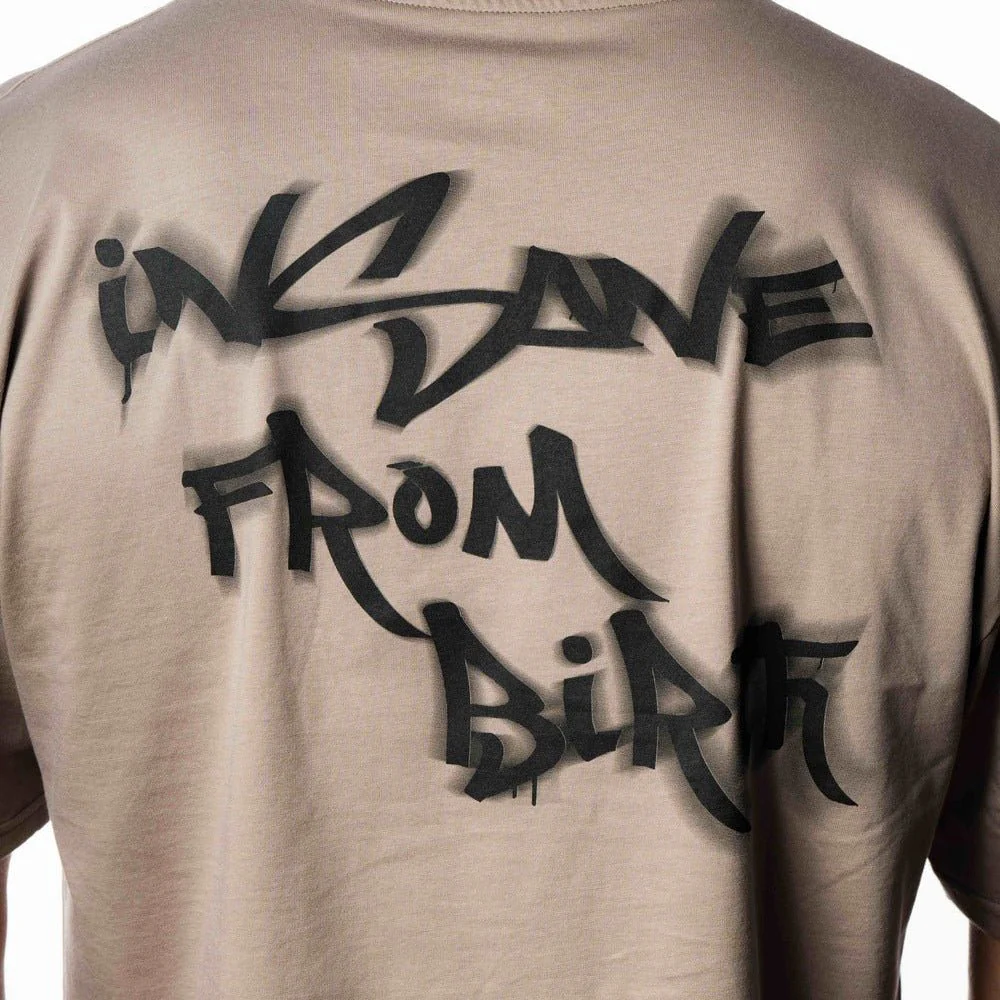 T-shirt Villain Oversize|Crop Mud - Image 4