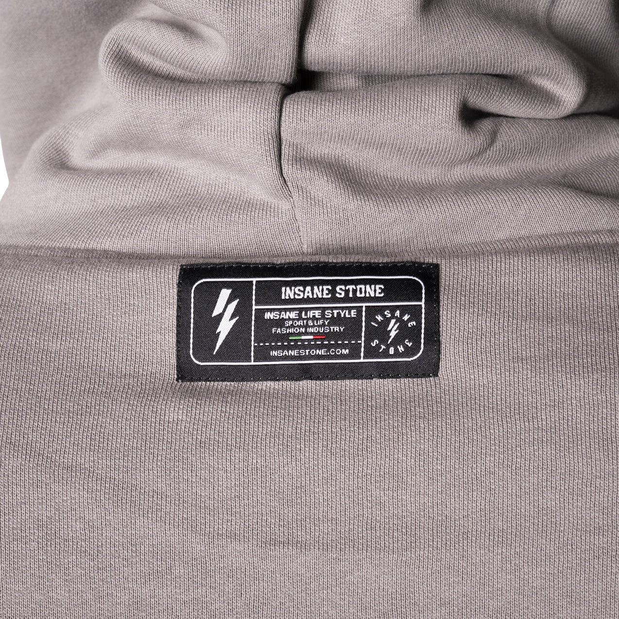 Tribal Strength Zip Hoodie Dark Grey - Image 10