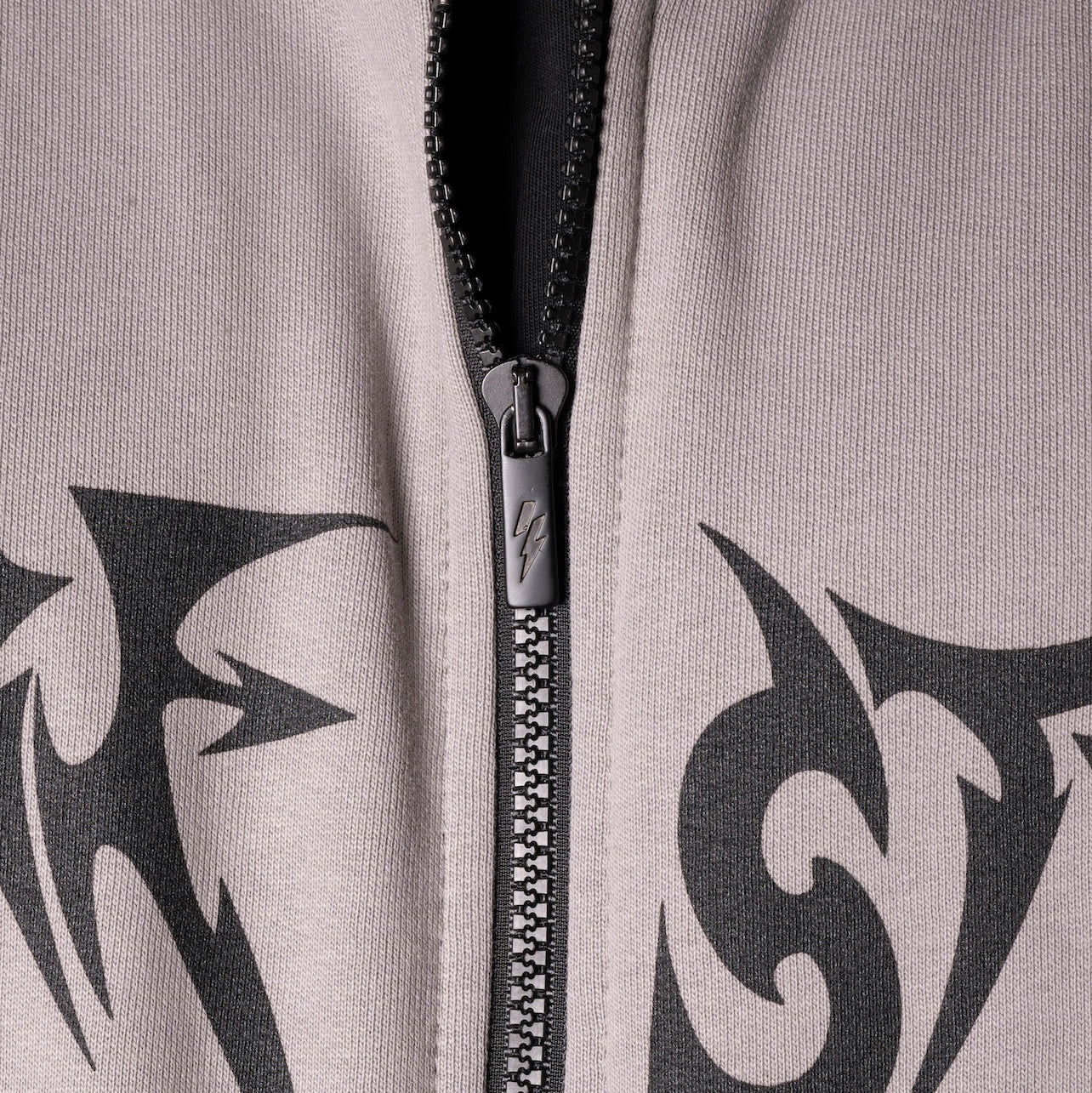 Tribal Strength Zip Hoodie Dark Grey - Image 9