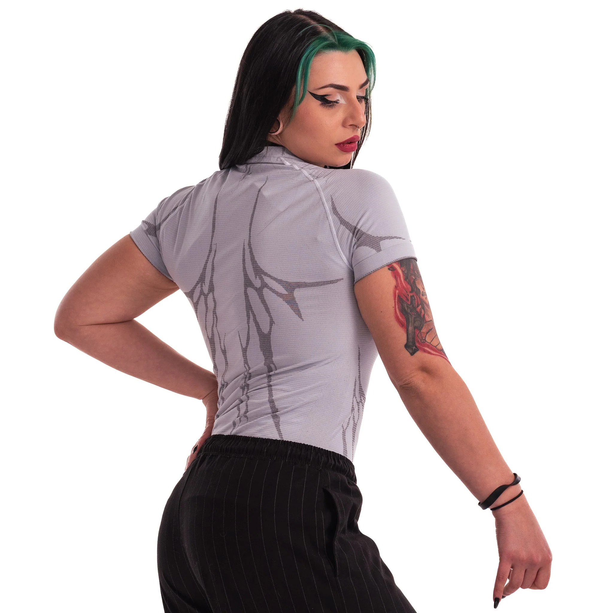 Woman Compression Knight Carbon - White - Image 2